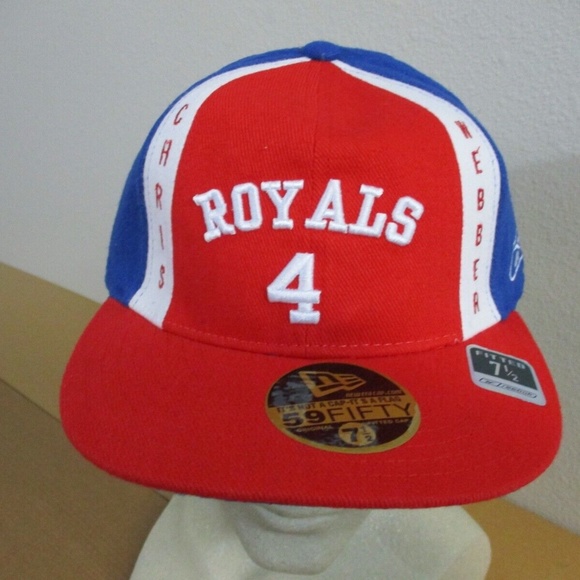 Reebok NBA Hardwood Classics Fitted Cap Hat Chris Webber Royals Fitted 7 1/2 - Picture 2 of 10